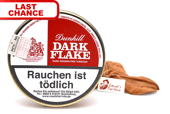 Alfred Dunhill Dark Flake Pipe tobacco 50g Tin